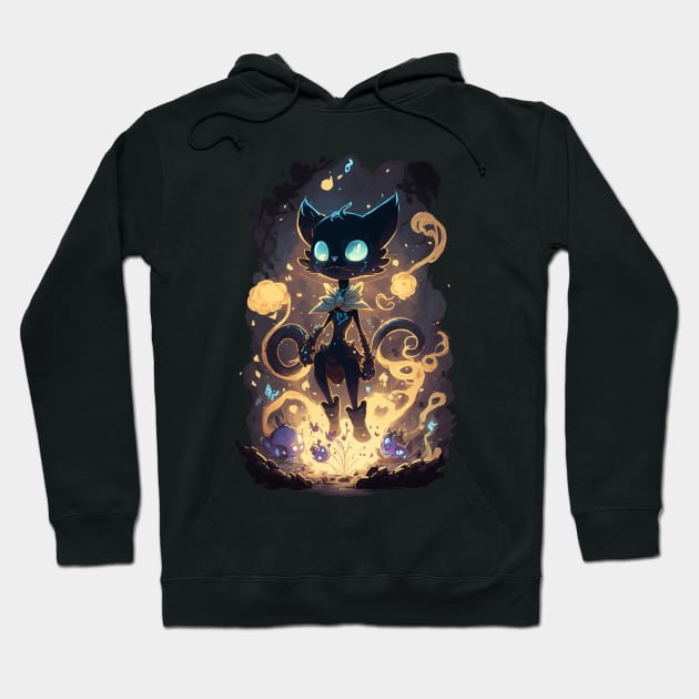 Skeletoon Cat #3 Hoodie by Spaksu